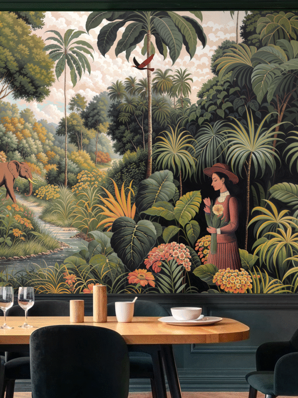 Misty Grove Wall Mural