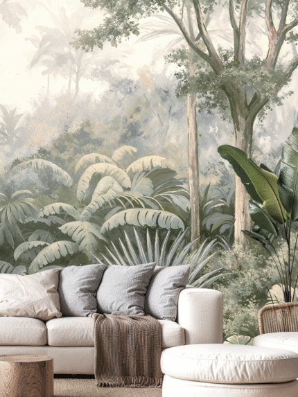 Misty Grove Wall Mural