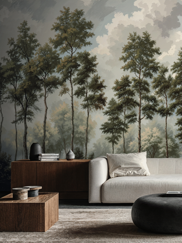 Misty Grove Wall Mural