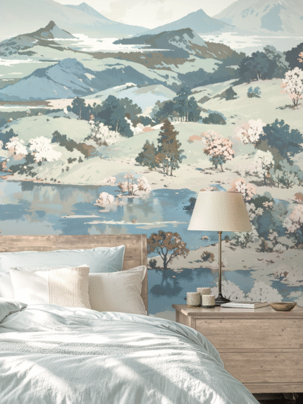 Misty Grove Wall Mural