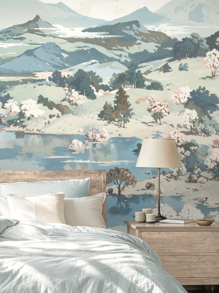 Misty Grove Wall Mural