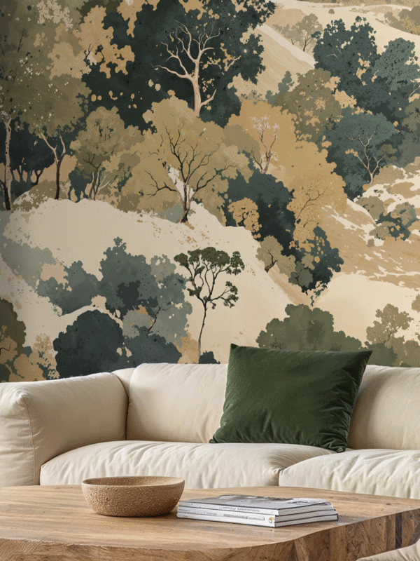 Misty Grove Wall Mural