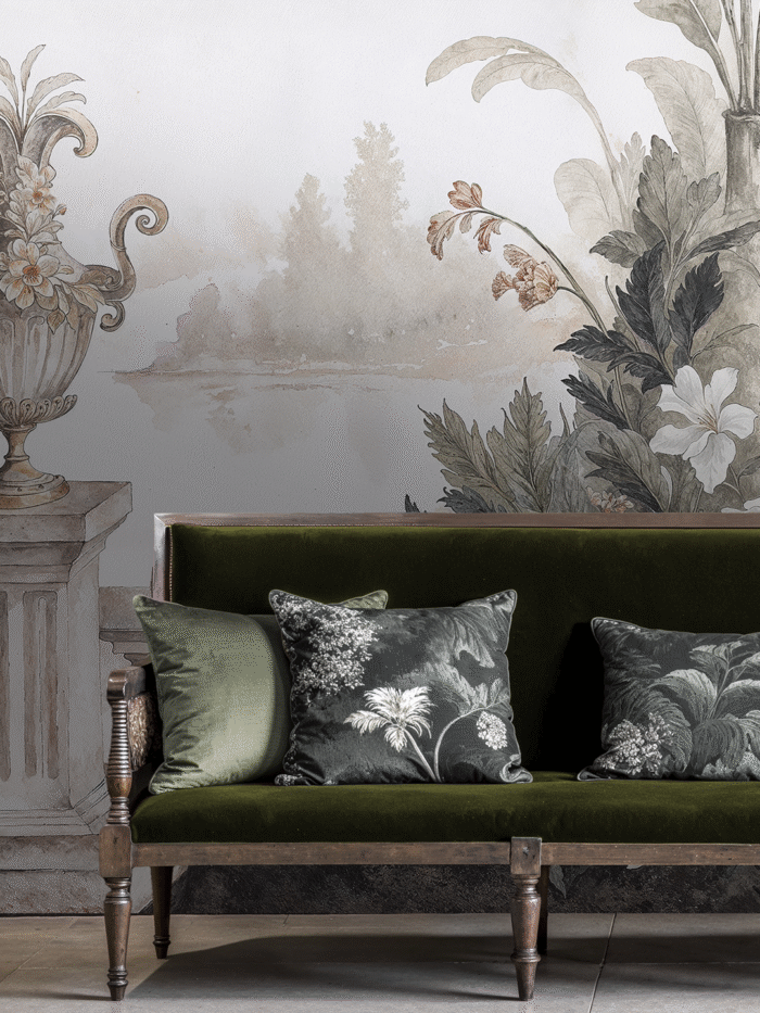 Misty Grove Wall Mural
