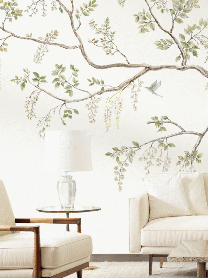 Misty Grove Wall Mural