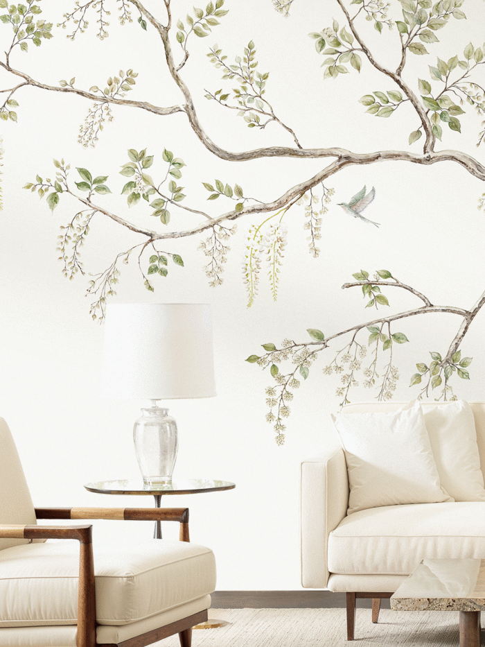 Misty Grove Wall Mural