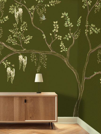 Misty Grove Wall Mural