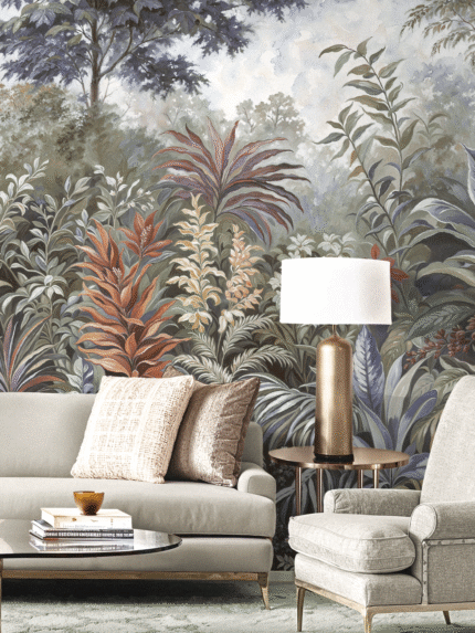 Misty Grove Wall Mural