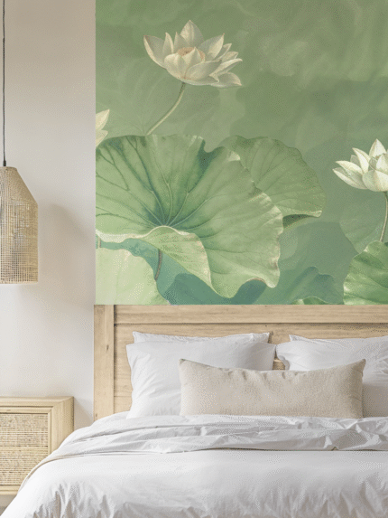 Echoes of  Tranquil  Pagodas Wall Mural