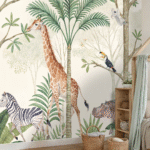 Jungle Adventure Playland Wall Mural
