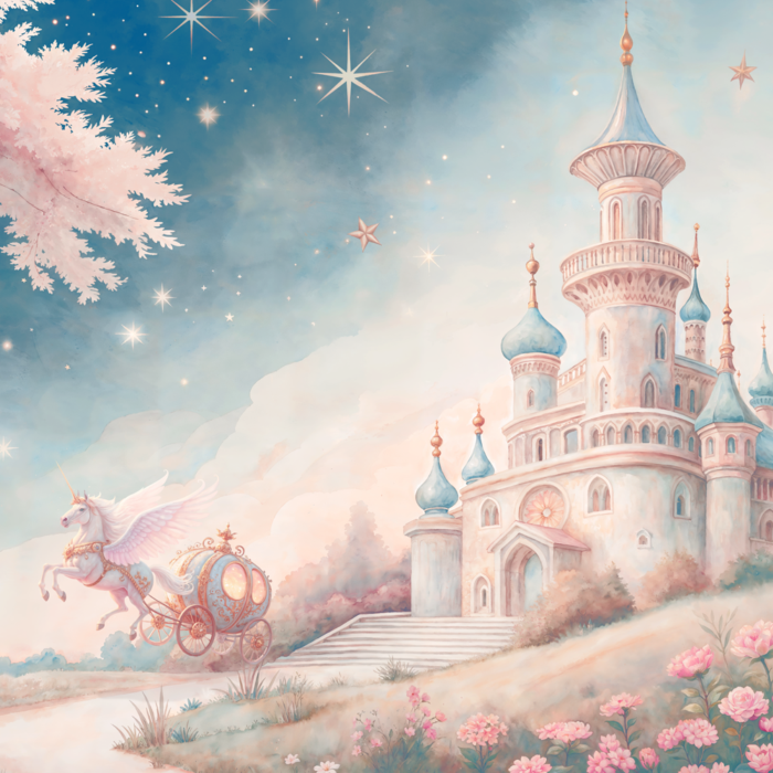 Fairy Tale Castle Wonderland Wall Mural