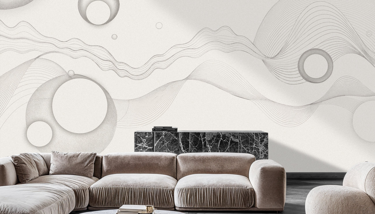 Calm Currents (Dark) Wall Mural