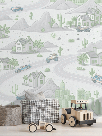 Jungle Adventure Playland Wall Mural