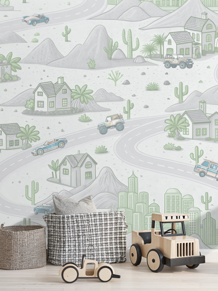 Jungle Adventure Playland Wall Mural