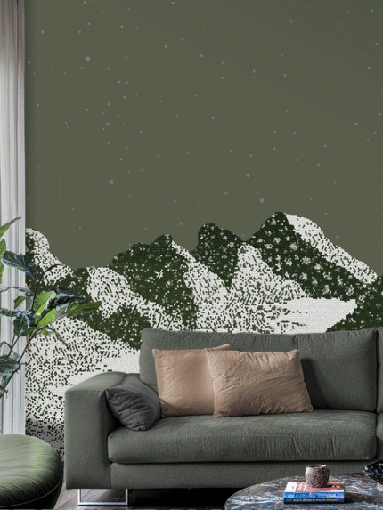 Echoes of the Deep Wall Mural