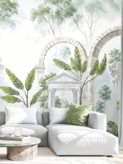 Riverside Tranquility Wall Mural