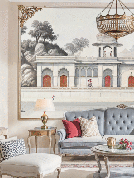 Riverside Tranquility Wall Mural