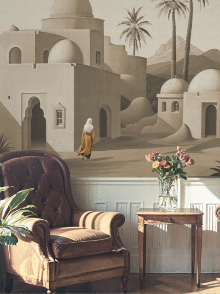 Riverside Tranquility Wall Mural