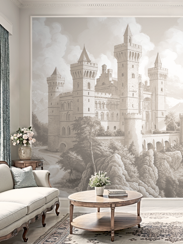 Riverside Tranquility Wall Mural