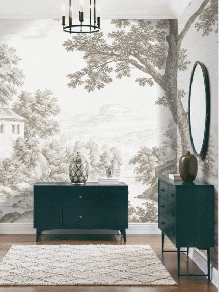 Riverside Tranquility Wall Mural