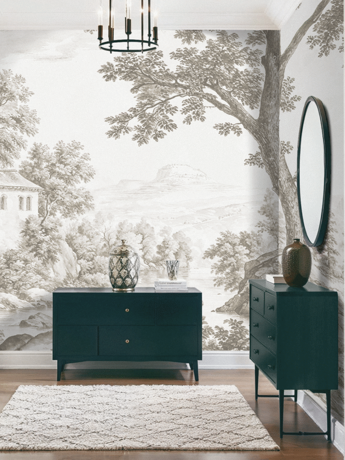 Riverside Tranquility Wall Mural