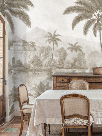 Tropical Sanctuary Bliss Wall Mural