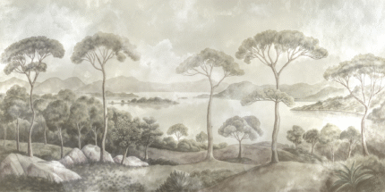 Silent Horizon Wall Mural