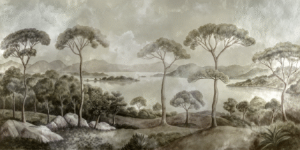 Silent Horizon Wall Mural