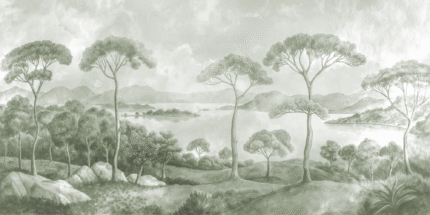 Silent Horizon Wall Mural