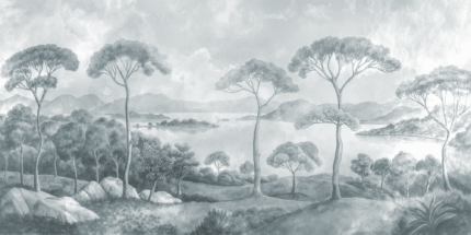 Silent Horizon Wall Mural