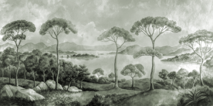 Silent Horizon Wall Mural