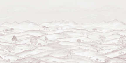 Silent Peaks Wall Mural