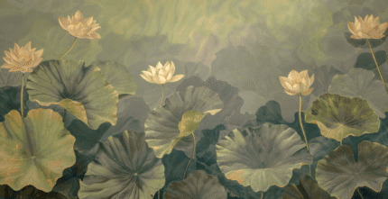 Lotus Haven Wall Mural