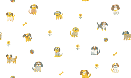 Puppy Parade Wallpaper