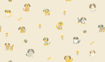 Puppy Parade Wallpaper