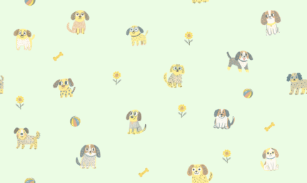 Puppy Parade Wallpaper