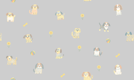Puppy Parade Wallpaper