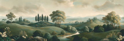 Serenade of the Hills Wall Mural
