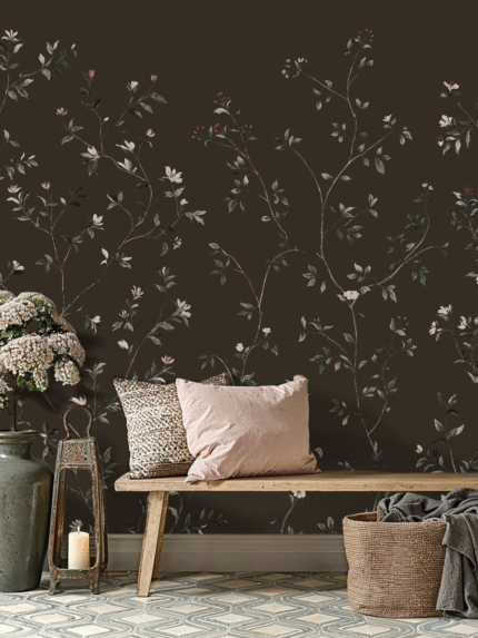 Fragrant Path (Dark) Wall Mural