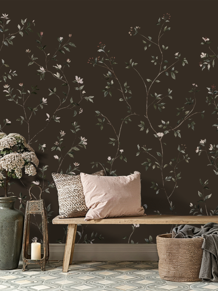 Fragrant Path (Dark) Wall Mural