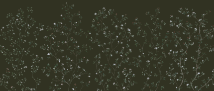 Fragrant Path (Dark) Wall Mural