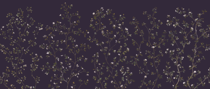 Fragrant Path (Dark) Wall Mural