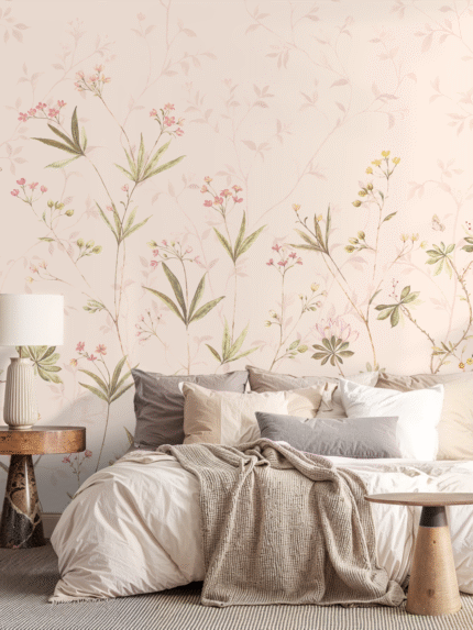 Botanic Reverie (Dark) Wall Mural