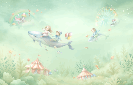 Wall Mural for Children's room.Dubai&UAE