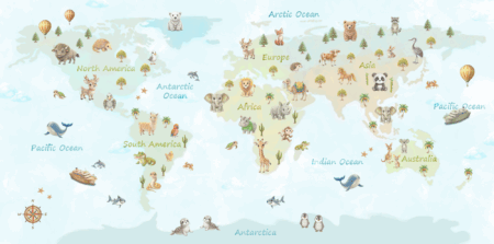 Wall Mural for Children's room.Dubai&UAE