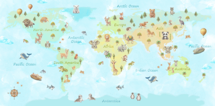 Wall Mural for Children's room.Dubai&UAE