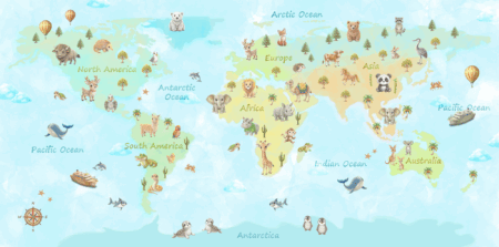 Wall Mural for Children's room.Dubai&UAE