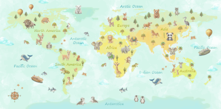 Wall Mural for Children's room.Dubai&UAE