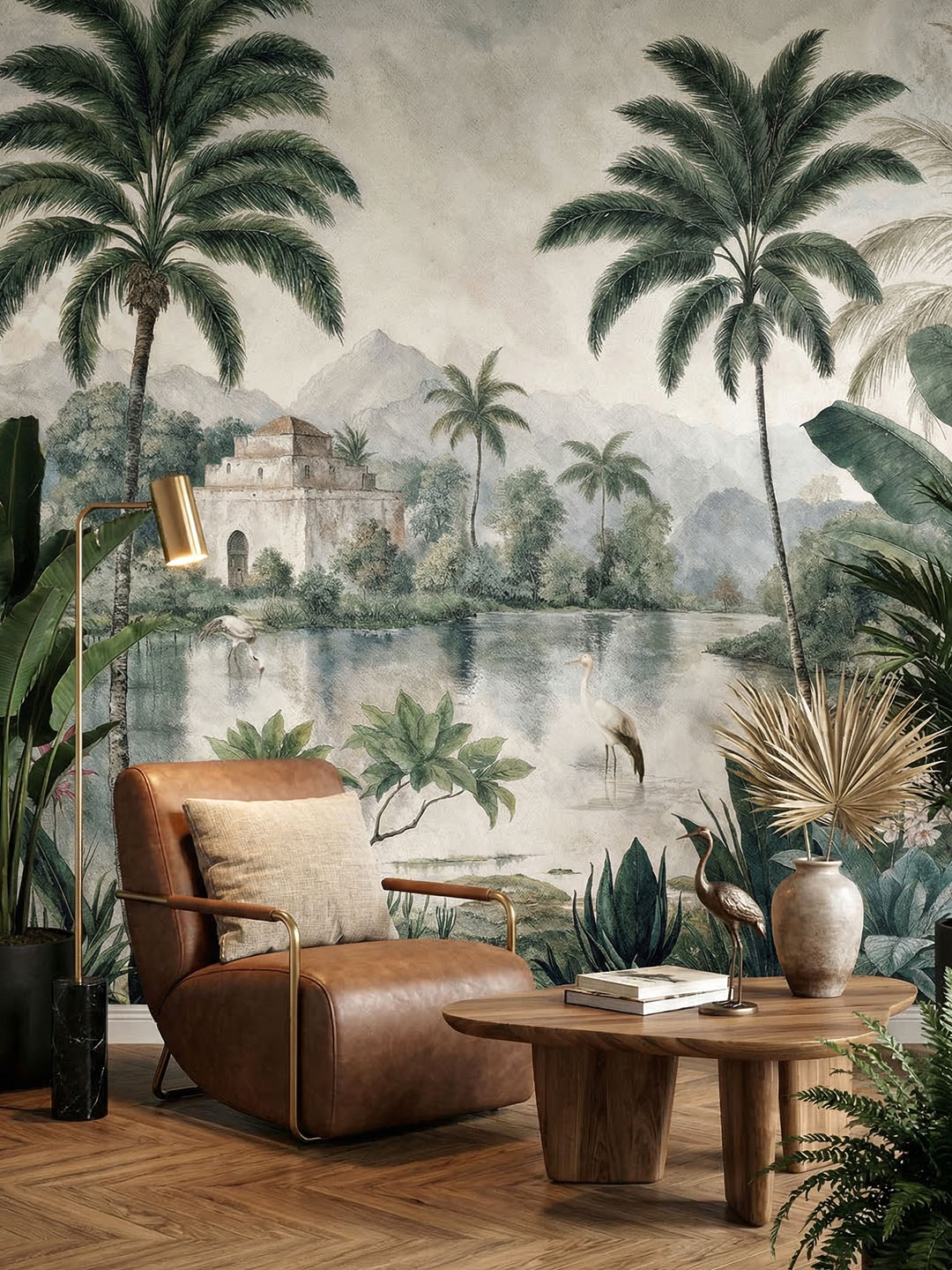 C051 产品主图2 Tropical Sanctuary Bliss Wall Mural - Image 1