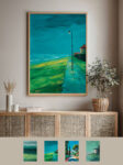 Framed art for interior decor
