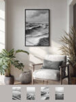 Framed art for interior decor